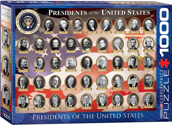 Eurographics (6000-1432) - "Presidents of the United States" - 1000 piezas