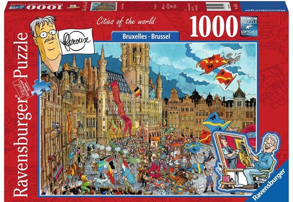Ravensburger (15415) - "Brussels, Belgium" - 1000 piezas