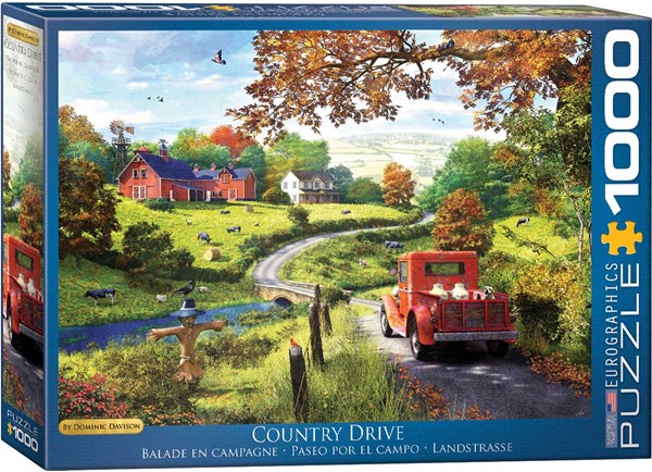 Eurographics (6000-0968) - Dominic Davison: "The Country Drive" - 1000 piezas