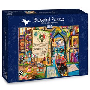 Bluebird Puzzle (70259) - Aimee Stewart: "Life is an Open Book Venice" - 4000 piezas