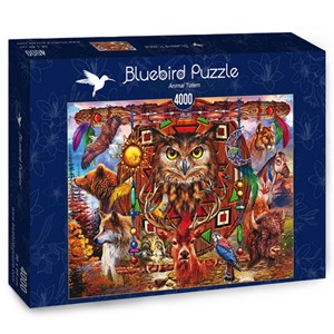 Bluebird Puzzle (70257) - Ciro Marchetti: "Animal Totem" - 4000 piezas