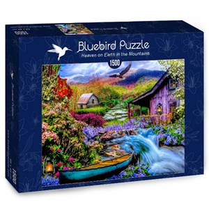 Bluebird Puzzle (70210) - "Heaven on Earth in the Mountains" - 1500 piezas