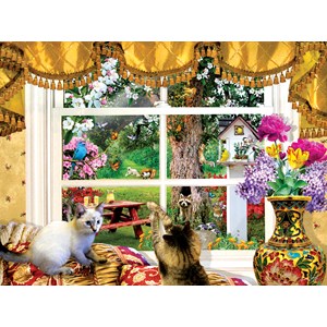SunsOut (35094) - Lori Schory: "Through a Window" - 1000 piezas