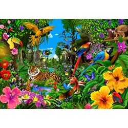 Bluebird Puzzle (70150) - "Jungle Sunrise" - 1500 piezas