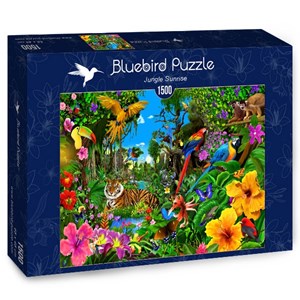 Bluebird Puzzle (70150) - "Jungle Sunrise" - 1500 piezas