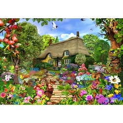 Bluebird Puzzle (70141) - "English Cottage Garden" - 1500 piezas