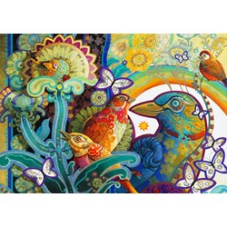 Bluebird Puzzle (70297) - David Galchutt: "Basket of Paradise" - 1000 piezas