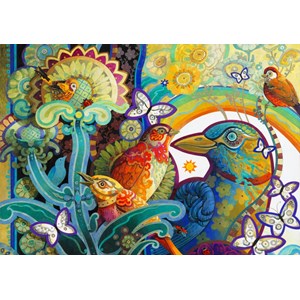 Bluebird Puzzle (70297) - David Galchutt: "Basket of Paradise" - 1000 piezas