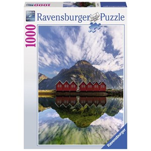 Ravensburger (15256) - "Sunndalsora, Norway" - 1000 piezas