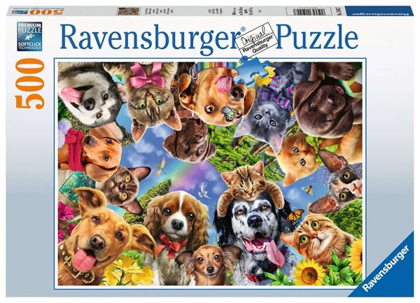 Ravensburger (15042) - "Animal Selfie" - 500 piezas