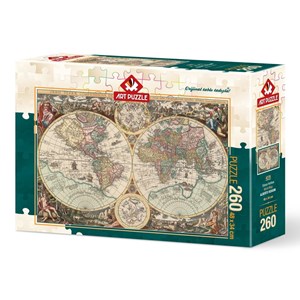 Art Puzzle (4276) - "World Map" - 260 piezas