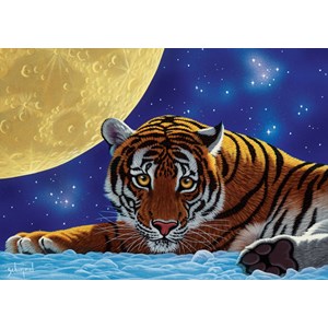 Art Puzzle (5072) - "Tiger Moon" - 500 piezas