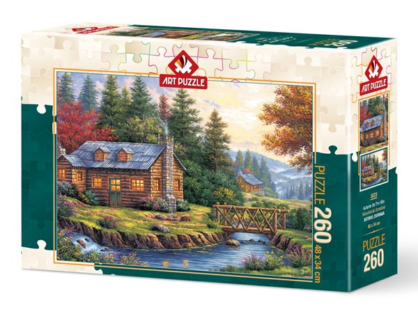 Art Puzzle (5023) - "Autumn on the Hills" - 260 piezas