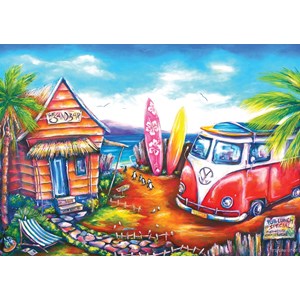 Art Puzzle (5027) - "Surfing Camp" - 260 piezas