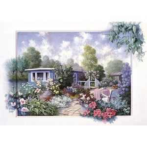 Art Puzzle (4211) - "Garden with Flowers" - 500 piezas