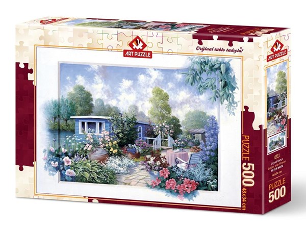 Art Puzzle (4211) - "Garden with Flowers" - 500 piezas