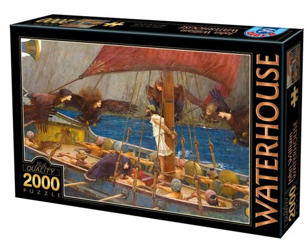 D-Toys (72917-WA01) - John William Waterhouse: "Ulysses and the Sirens, 1891" - 2000 piezas