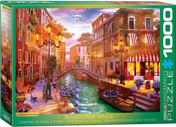 Eurographics (6000-5353) - Dominic Davison: "Sunset Over Venice" - 1000 piezas