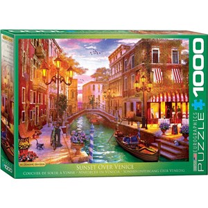 Eurographics (6000-5353) - Dominic Davison: "Sunset Over Venice" - 1000 piezas