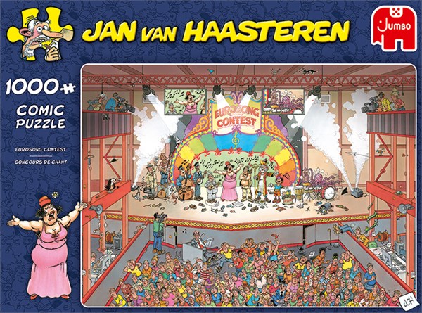 Jumbo (20025) - Jan van Haasteren: "Eurosong Contest" - 1000 piezas