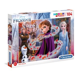 Clementoni (20162) - "Disney Frozen 2" - 104 piezas