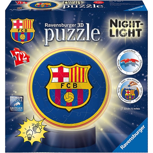 Ravensburger (11166) - "FC Barcelona" - 72 piezas