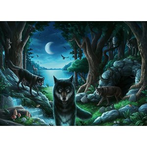 Ravensburger (16434) - "ESCAPE The Curse of the Wolves" - 759 piezas