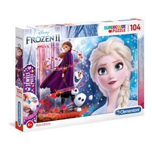 Clementoni (20164) - "Disney Frozen 2" - 104 piezas
