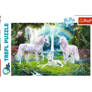 Trefl (13240) - "Unicorns" - 260 piezas