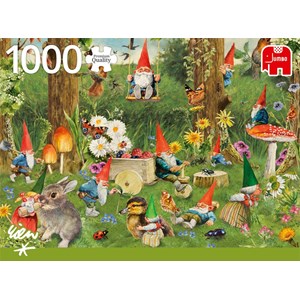 Jumbo (18841) - "Gnomes at the rien" - 1000 piezas
