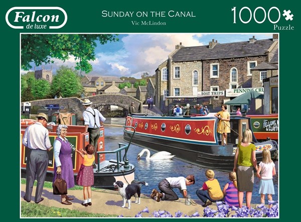 Falcon (11206) - Victor McLindon: "Sunday on The Canal" - 1000 piezas