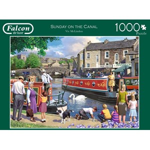 Falcon (11206) - Victor McLindon: "Sunday on The Canal" - 1000 piezas