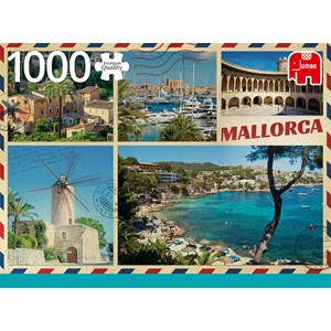 Jumbo (18836) - "Greetings from Mallorca" - 1000 piezas