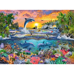 Ravensburger (10950) - "Tropical Paradise" - 100 piezas