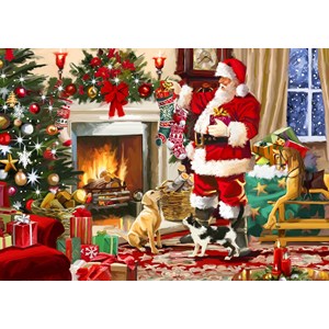 Bluebird Puzzle (70075) - "Santa Interior" - 500 piezas