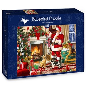 Bluebird Puzzle (70075) - "Santa Interior" - 500 piezas
