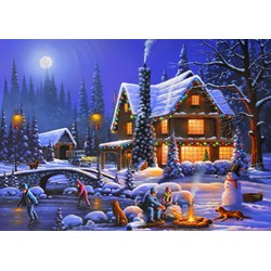 Bluebird Puzzle (70094) - "Holiday Spirit" - 500 piezas