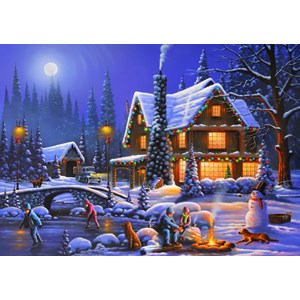 Bluebird Puzzle (70094) - "Holiday Spirit" - 500 piezas