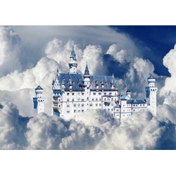 Bluebird Puzzle (70036) - "Neuschwanstein Castle in Clouds" - 500 piezas