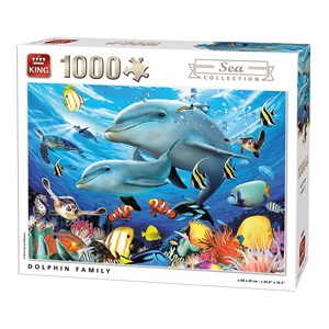 King International (55845) - "Dolphin Family" - 1000 piezas