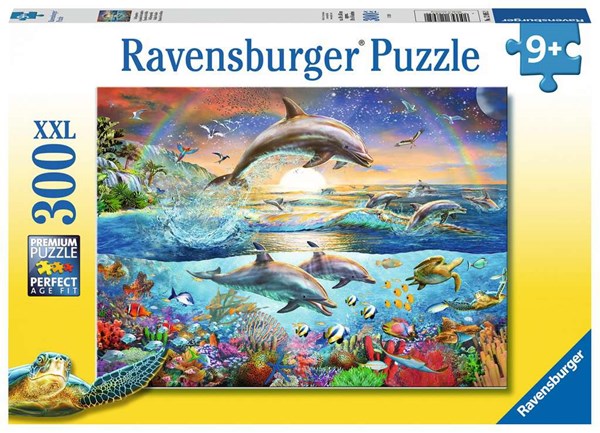 Ravensburger (12895) - "Dolphin Paradise" - 300 piezas