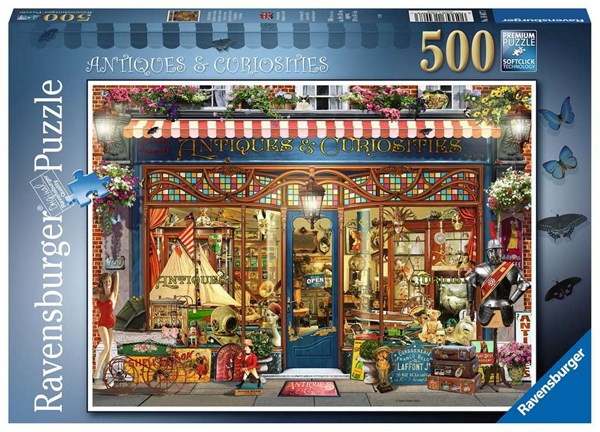 Ravensburger (16407) - "Antiques & Curiosities" - 500 piezas