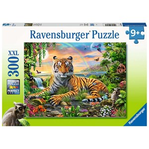 Ravensburger (12896) - "Jungle Tiger" - 300 piezas