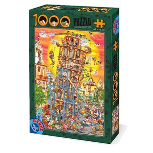 D-Toys (86121) - "Pisa Tower" - 1000 piezas