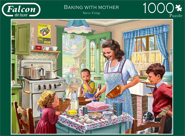 Falcon (11245) - Steve Crisp: "Baking with Mother" - 1000 piezas