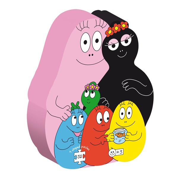 Barbo Toys (2209) - "Barbapapa Family" - 52 piezas