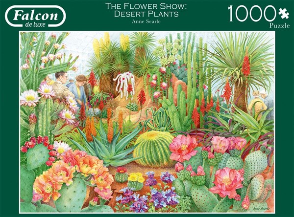 Falcon (11254) - Anne Searle: "The Flower Show, Desert Plants" - 1000 piezas