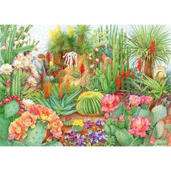 Falcon (11254) - Anne Searle: "The Flower Show, Desert Plants" - 1000 piezas