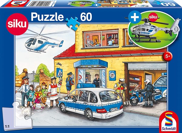 Schmidt Spiele (56351) - "Helicopter Puzzle" - 60 piezas