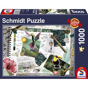 Schmidt Spiele (58354) - "Mood Board" - 1000 piezas
